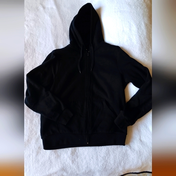 Other - Black Zip Up Hoodie L